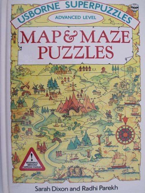 Map and Maze Puzzles (Usborne Superpuzzles) - Hardcover