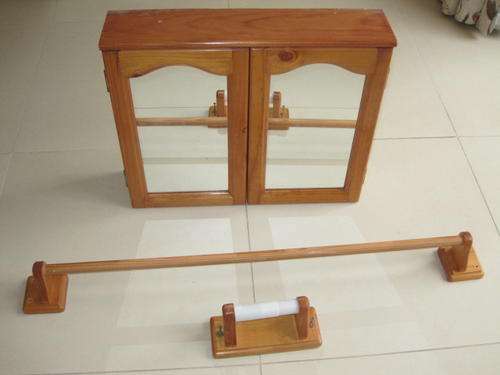 Bathroom Cabinet with mirrors; towel rail & toilet roll holder (Collection : Cape Town only)