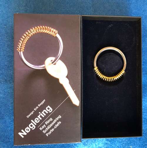 Rosendahl Key Ring designed by Erik Bagger (Denmark 1990) - new in box