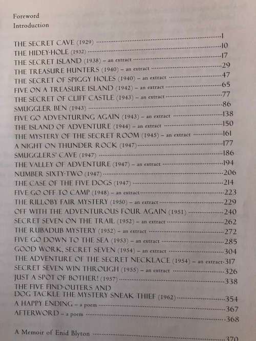 Enid Blyton`s Adventure Treasury (Hardcover)