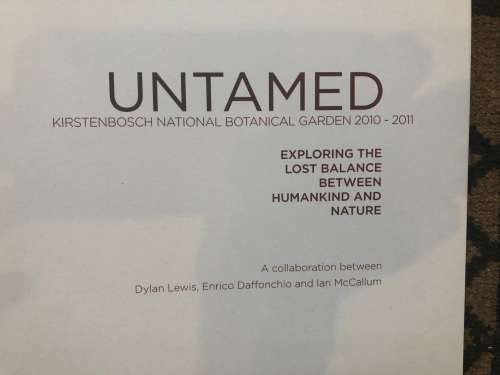 DYLAN LEWIS: UNTAMED exhibition, Kirstenbosch Gardens