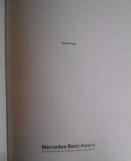 KEVIN BRAND (SA Artist) - Mercedes Benz Award 2008
