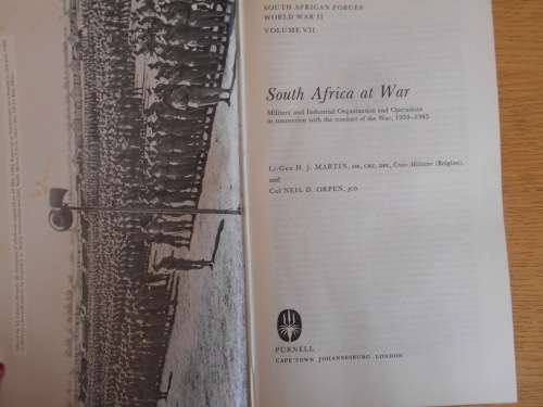 South Africa at War: Military and Industrial Organization and Operations...by Martin and Orpen