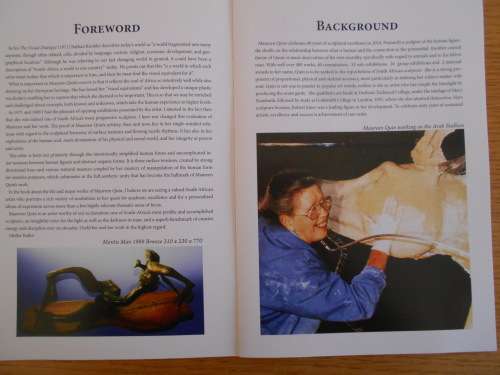 Maureen Quin retrospective catalogue (SA sculptor)