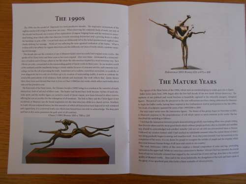 Maureen Quin retrospective catalogue (SA sculptor)