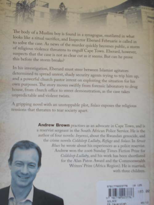 SOLACE, by Andrew Brown (1st ed. - new / signed by author)