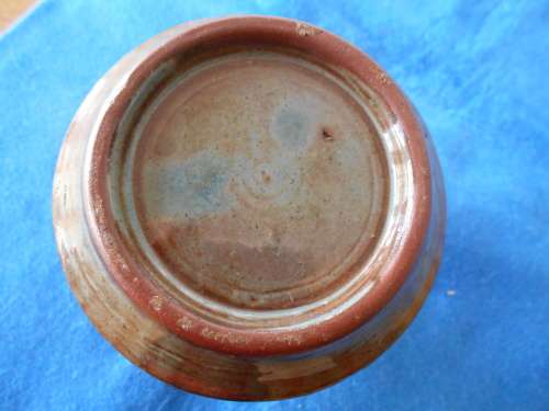 Liebermann pottery jar with cork lid (South African)