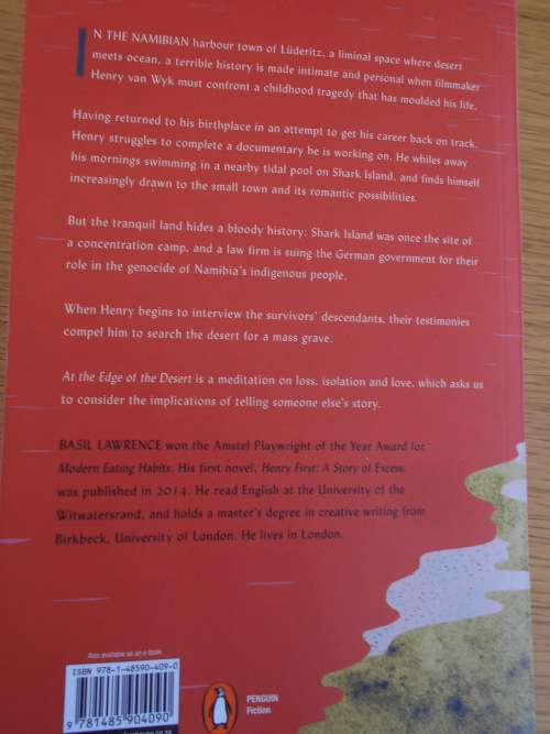 AT THE EDGE OF THE DESERT, by Basil Lawrence - as new