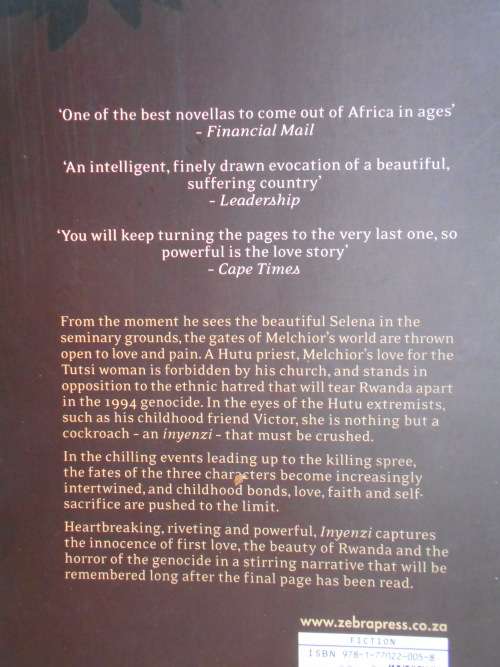 Inyenzi: A Story of Love and Genocide, by Andrew Brown