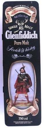 GLENFIDDICH SCOTCH WHISKY TIN: Clan Maclean (with clan information)