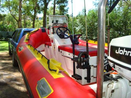 5M INFLATABLE DUX 2X 50HP MOTORS FULL HOUSE...READY TO LAUNCH...