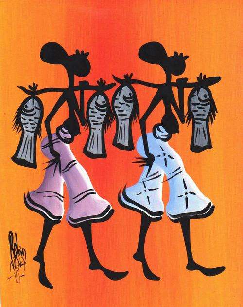 ROBIN NKATA - Collectible Signed Original - Christmas Giveaway!