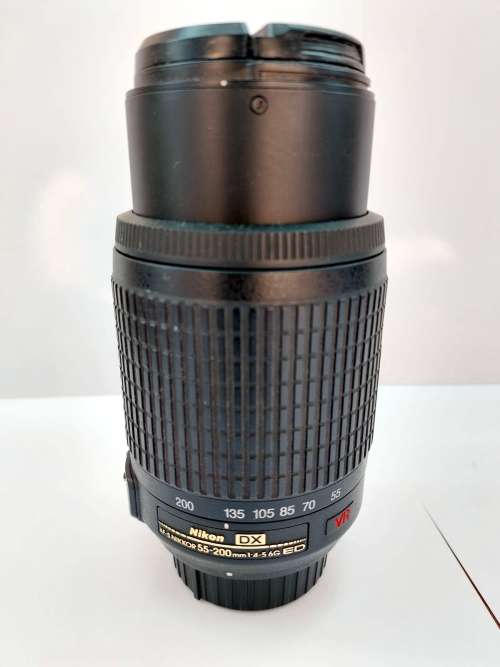 NIKON D3200 with NIKON 18-55mm Lens and NIKON 55-200mm lens