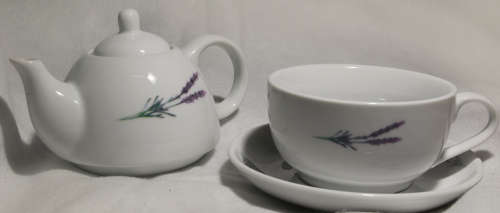 Tea-For-One Stacking Teapot and Cup