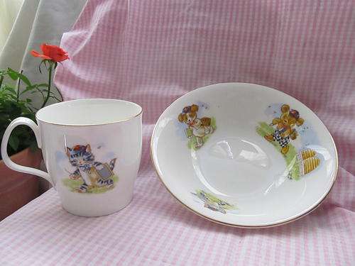 ROYAL ALBERT CHILD'S BOWL AND MUG