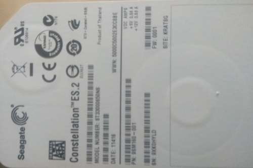 3tb Seagate constillation es.2 hard drive