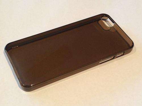 Black hard back see through iphone 5 cover