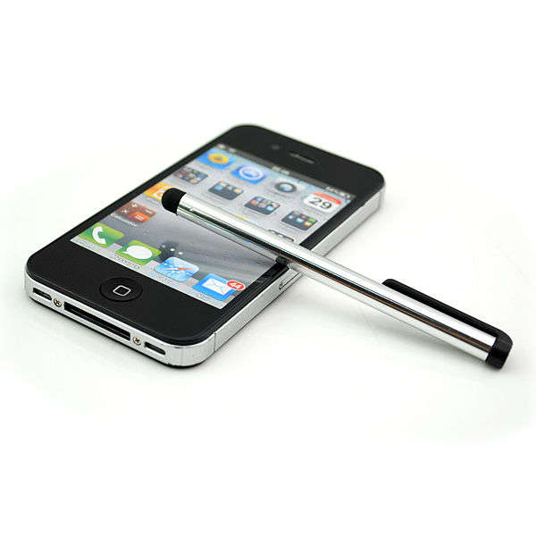 Silver Pocket Size Stylus For Apple, Samsung, Nokia And All Other Touch Screen Devices