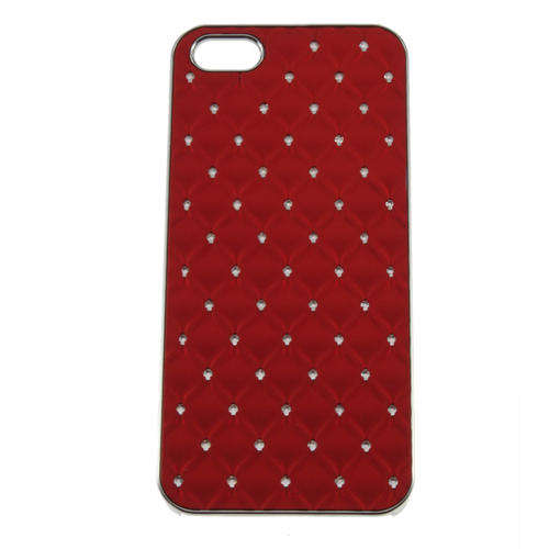 Red Luxury Bling Executive Dazzling Diamante Diamond hard back iphone 5/5s cover case