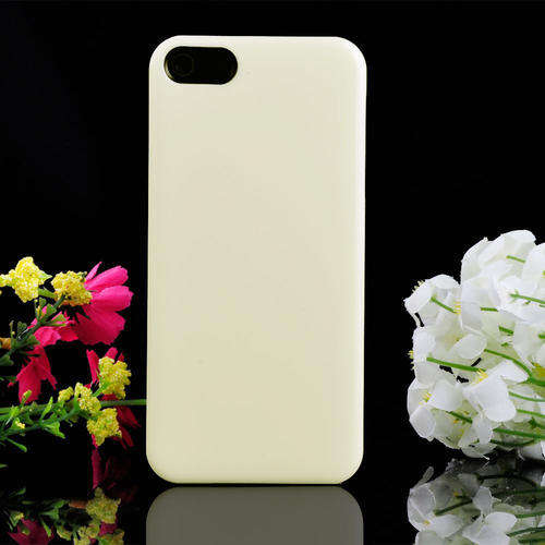 Cream hard back iphone 5/5s cover case