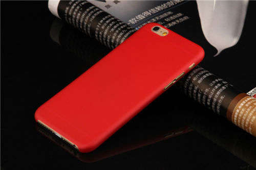 Red Matte Ultra Thin Semi-through Iphone 6 Cover Case