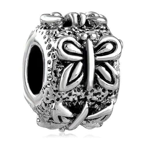 Silver plated genuine Pugster charms for European bracelets (Pandora, Troll etc.)