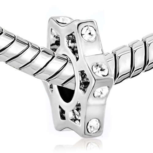 Silver plated genuine Pugster charms for European bracelets (Pandora, Troll etc.)