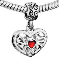 Silver plated genuine Pugster charms for European bracelets (Pandora, Troll etc.)