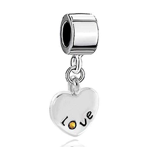 Silver plated genuine Pugster charms for European bracelets (Pandora, Troll etc.)