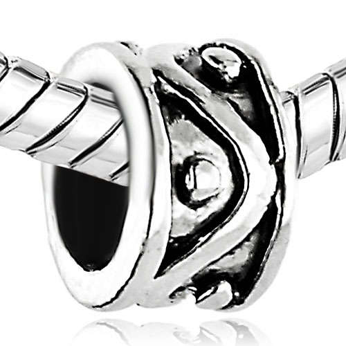 Silver plated genuine Pugster charms for European bracelets (Pandora, Troll etc.)
