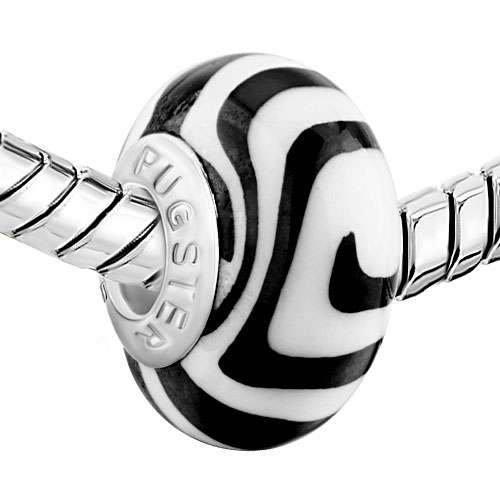 Silver plated genuine Pugster charms for European bracelets (Pandora, Troll etc.)