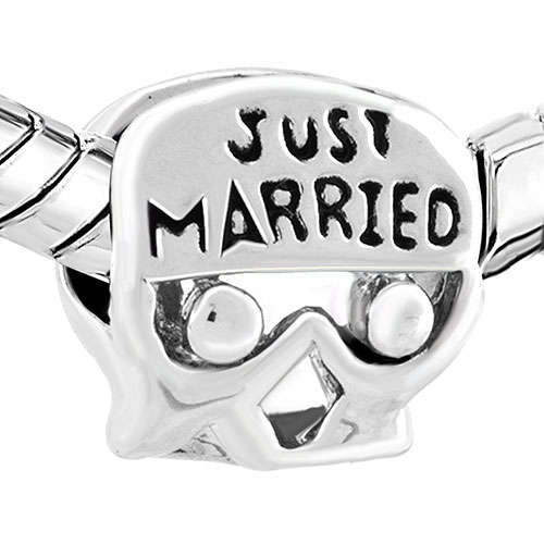 Silver plated genuine Pugster charms for European bracelets (Pandora, Troll etc.)