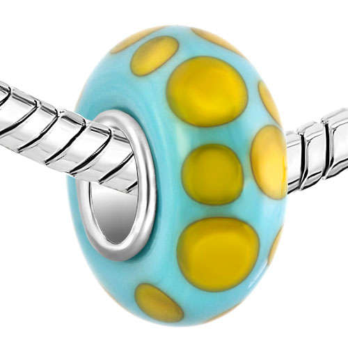 Silver plated genuine Pugster charms for European bracelets (Pandora, Troll etc.)