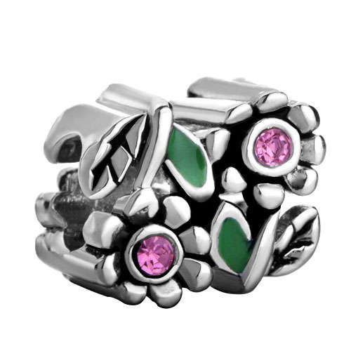 Silver plated genuine Pugster charms for European bracelets (Pandora, Troll etc.)
