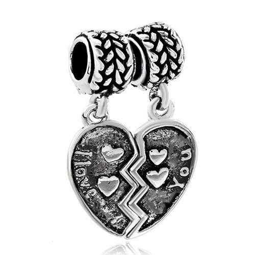 Silver plated genuine Pugster charms for European bracelets (Pandora, Troll etc.)