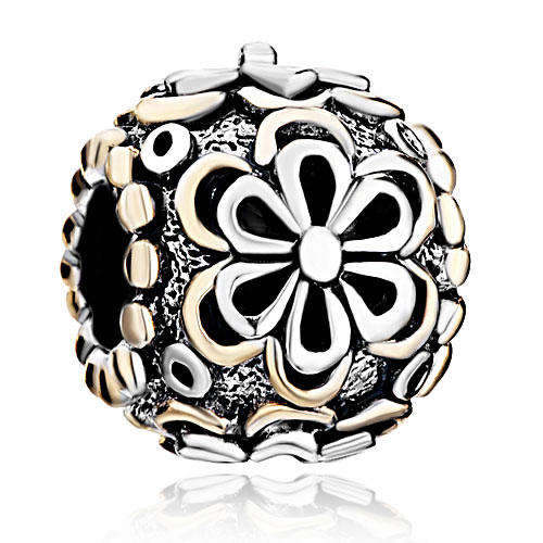 Silver plated genuine Pugster charms for European bracelets (Pandora, Troll etc.)