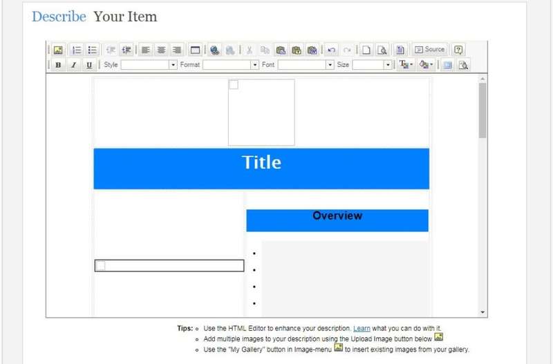 Topping Mall bidorbuy Listing Template