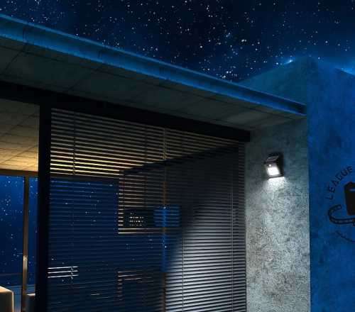 LED SOLAR LIGHT motion sensor Wall LIGHT outdoor waterproof eco-friendl