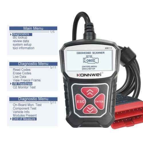 PROFESSIONAL AUTOMOTIVE DIAGNOSTIC MACHINE KONNWEI KW310 Universal Car Scanner