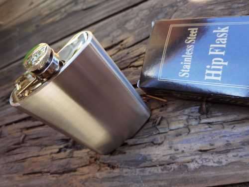 8oz Stainless Steel Pocket Flask