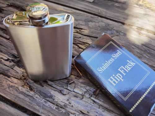 8oz Stainless Steel Pocket Flask