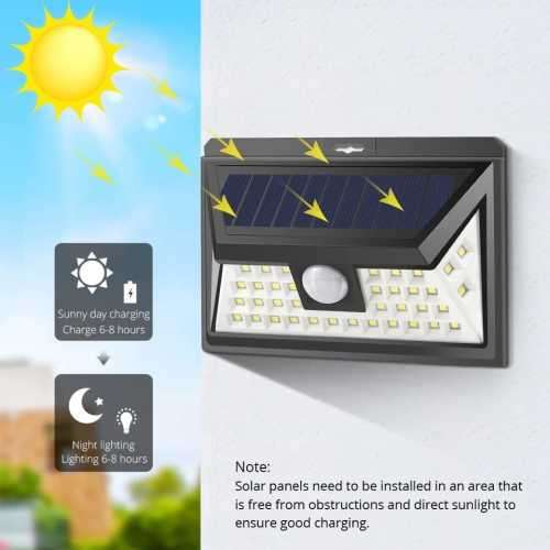 30 WATT LED Outdoor Solar Light , 3 Mode Settings