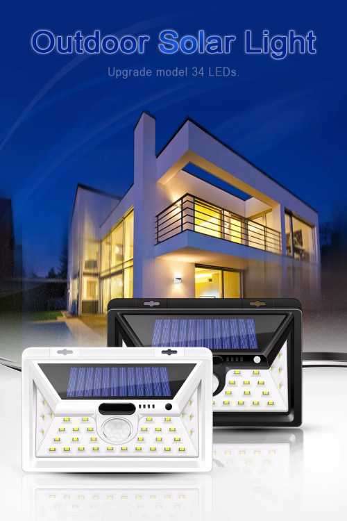 30 WATT LED Outdoor Solar Light , 3 Mode Settings