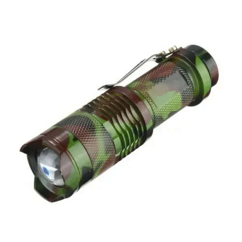 POWERFUL LED FLASHLIGHT Built in Battery(CAMO)