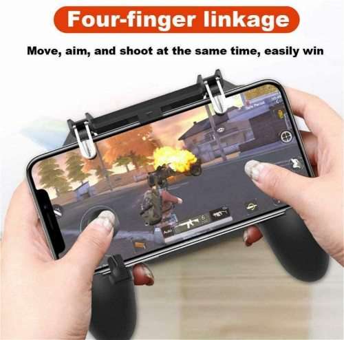 Mobile Game Controller for W11 PUBG Mobile Controller L1R1 Mobile Game Trigger Joystick