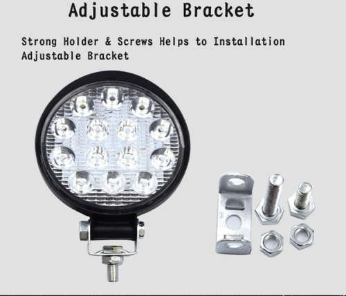 SUV LED Bakkie 4x4 Motorcycle Boat Headlight Spotlight 27W 3.5 Inch Round