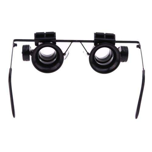 Professional Magnifying Glasses, with Binocular LED Light, for Watch Repair