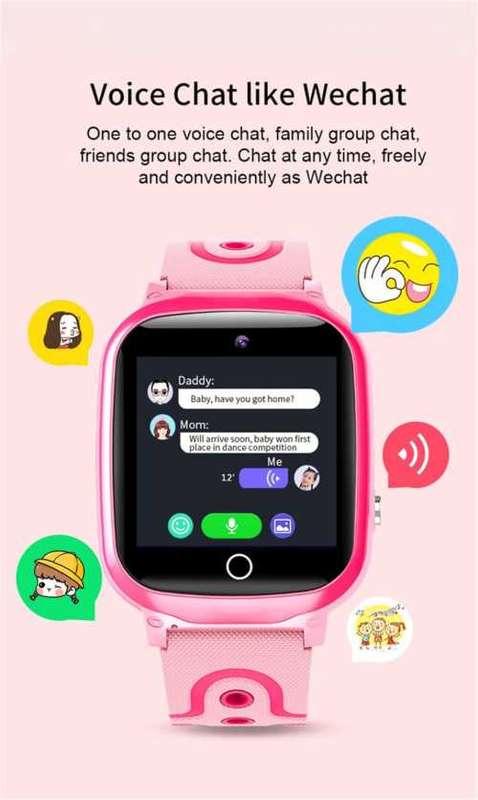 Kid Security GPS tracker Smart Watch (purple)