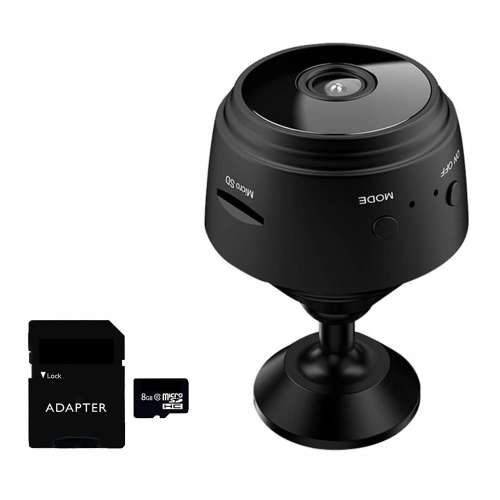Wifi HD V380 Wireless IP Nanny / Spy Monitor Camera With 8GB Memory Card