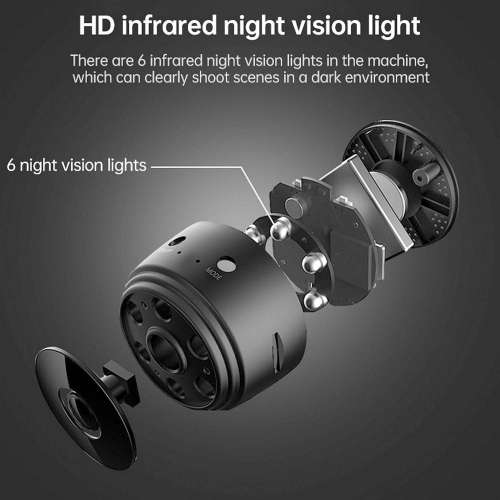 Wifi HD V380 Wireless IP Nanny / Spy Monitor Camera With 8GB Memory Card
